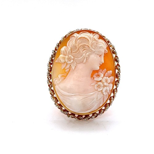 Edwardian seed pearl 10k - seed,