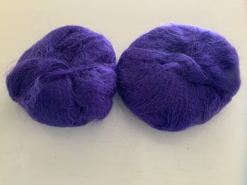 Vintage mohair purple knitting - mohair,