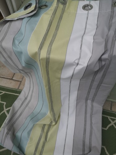 Next stripe curtains eyelet - stripe,