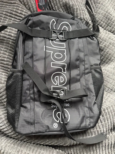 Supreme backpack black new - black,