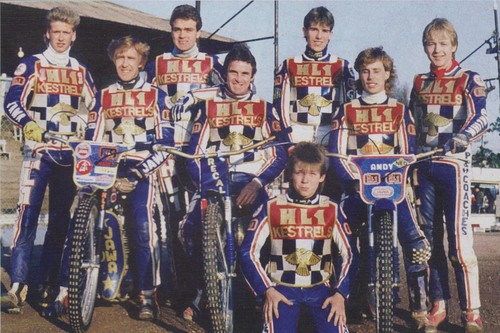 Hackney kestrels 1986 speedway - kestrels,