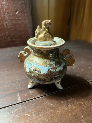 Japanese satsuma ware koro - japanese,