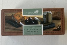 Slate cheese markers set 4 - slate,