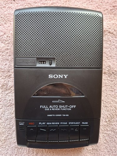 Sony tcm 939 cassette corder - sony, cassette-corder