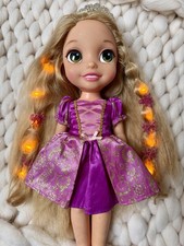 Disney Rapunzel Doll Hair Glow And Sings See The Light Rare Discontinued