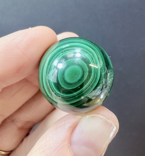 Crystal malachite sphere high - malachite,