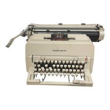 Olivetti Linea 98 Typewriter Portable Black Ink Ribbon Vintage Retro Collectable