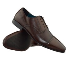 Mens Leather Lace Up Smart
