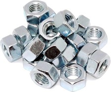 UNF Hex Full Nuts Zinc Plated