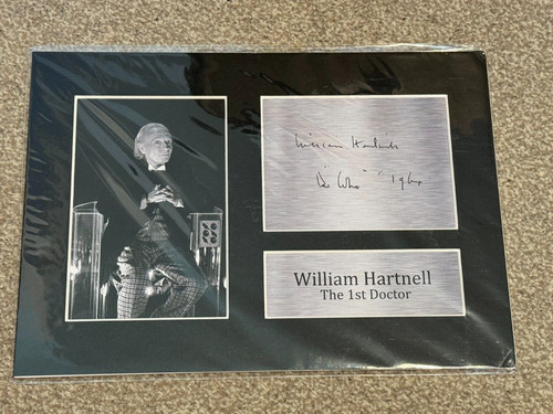 Doctor who mounted autograph - doctor,