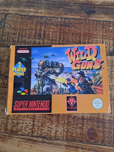 Wild guns snes super nintendo - guns,