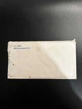 1980 Uncirculated Coin Set U.S Mint Original Government Packaging OGP