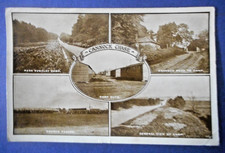 RP Postcard POSTED 1915 MULTI VIEW RUGELEY CAMP CANNOCK CHASE STAFFORDSHIRE