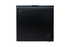 HYE Chest Freezer 205L Freestanding 90cm - Black - Suitable For Garages & Basket