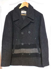 COACH WOOL PEA COAT HEATHER