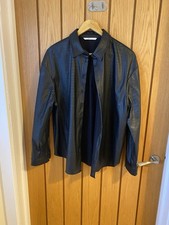 TU Black Faux Leather Jacket