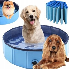 Paddling Pool Swimming Portable PVC Baths for Small Medium Dogs 80x 20cm