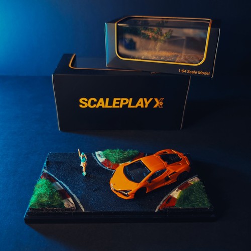 Scale race track diorama - 1/64,