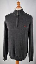 Men's Grey Musto Zip Neck