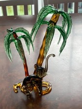 Thomas webb glass palm - webb,