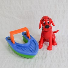 McDonalds Happy Meal Toy 2004 Clifford Big Red Dog and Boat Vintage