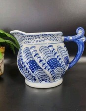 White Blue Chinese Oriental