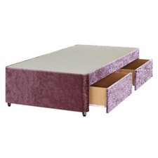 Pink Crushed Velvet Single 3ft