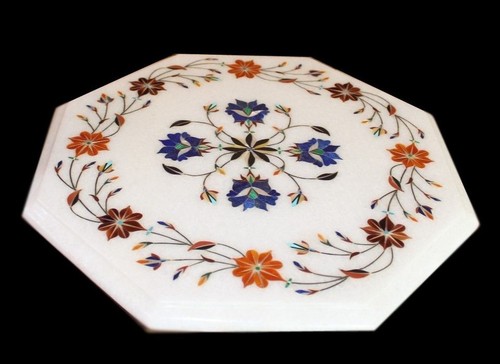 Marble side table top - side,