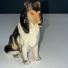 vintage porcelain Collie Dog