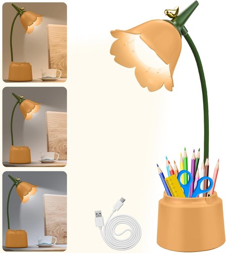 Led flower desk lamp cordless - flower,