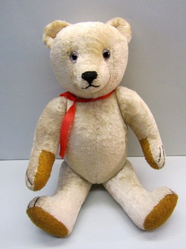 Vintage white teddy - teddy, bear