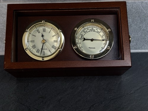 Nauticalia boxed clock and - boxed,