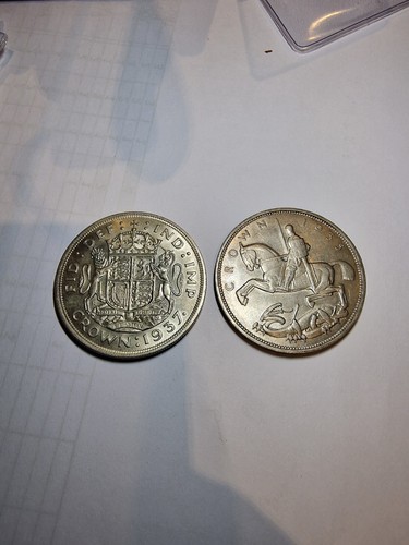 1935 1937 george vi - 1937, silver