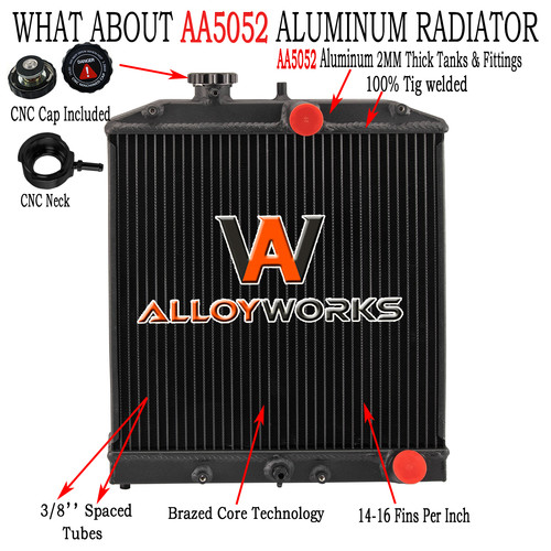 4row radiator for honda - honda, civic