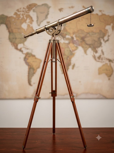 Personalized brass telescope - personalized,