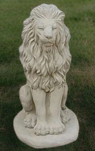 Pair proud garden lion - pair,