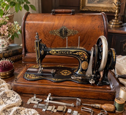 Antique c1889 singer 12k - singer, new