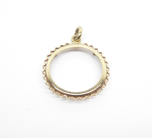9ct gold full sovereign - sovereign, mount