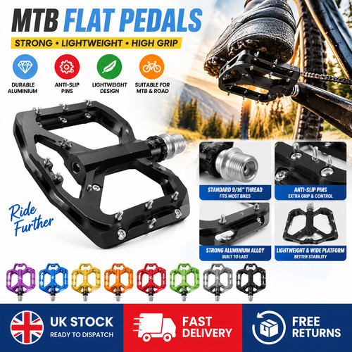 Aluminum mtb bike pedals - aluminum,