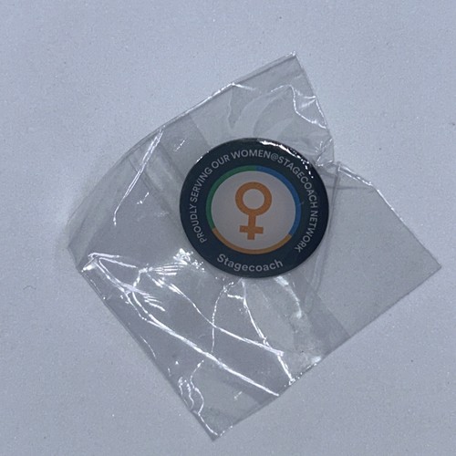 Stagecoach pin badge proudly - pin,
