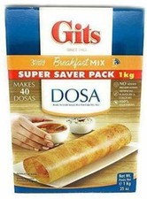 Gits - Dosa - (ready to cook savoury rice pan cake dry mix) - 1kg - (pack of 2)