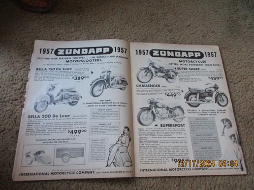 1957 zundapp cycle pgs - cycle, 2
