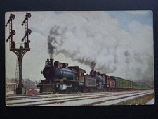 USA Narberth PITTSBURGH EXPRESS Pennsylvania Railroad Company 1910 Postcard