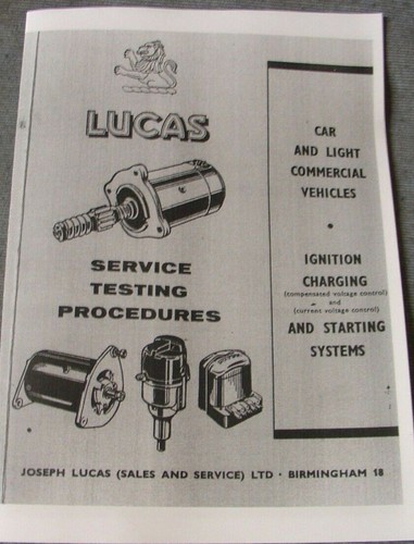 Lucas starter ignition - lucas,