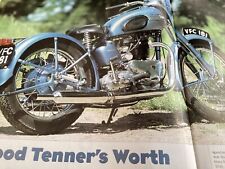 TRIUMPH THUNDERBIRD 6T MOTORCYCLE MAGAZINE ARTICLE