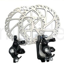 Hayes MX Comp Mechanical Disc Brake Set Front and Rear Black W/ 160mm Rotors