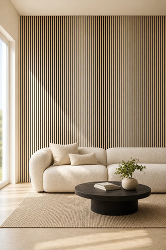 Slatted mdf acoustic - acoustic, wall