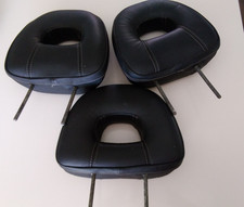 Mitsubishi Shogun Leather Head Rest Set rear left right & centre  2006 Warrior