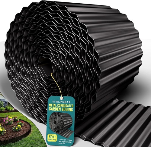 Corrugated metal garden edging - corrugated,
