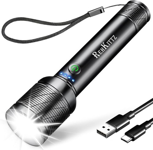 Rechargeable led torch 2200 - rechargeable,